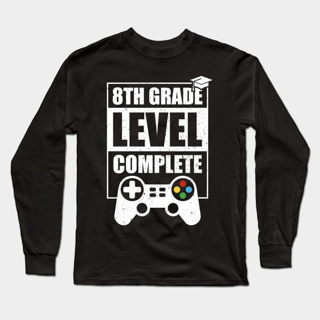 8th Grade Level Complete Long Sleeve T-Shirt by luisharun